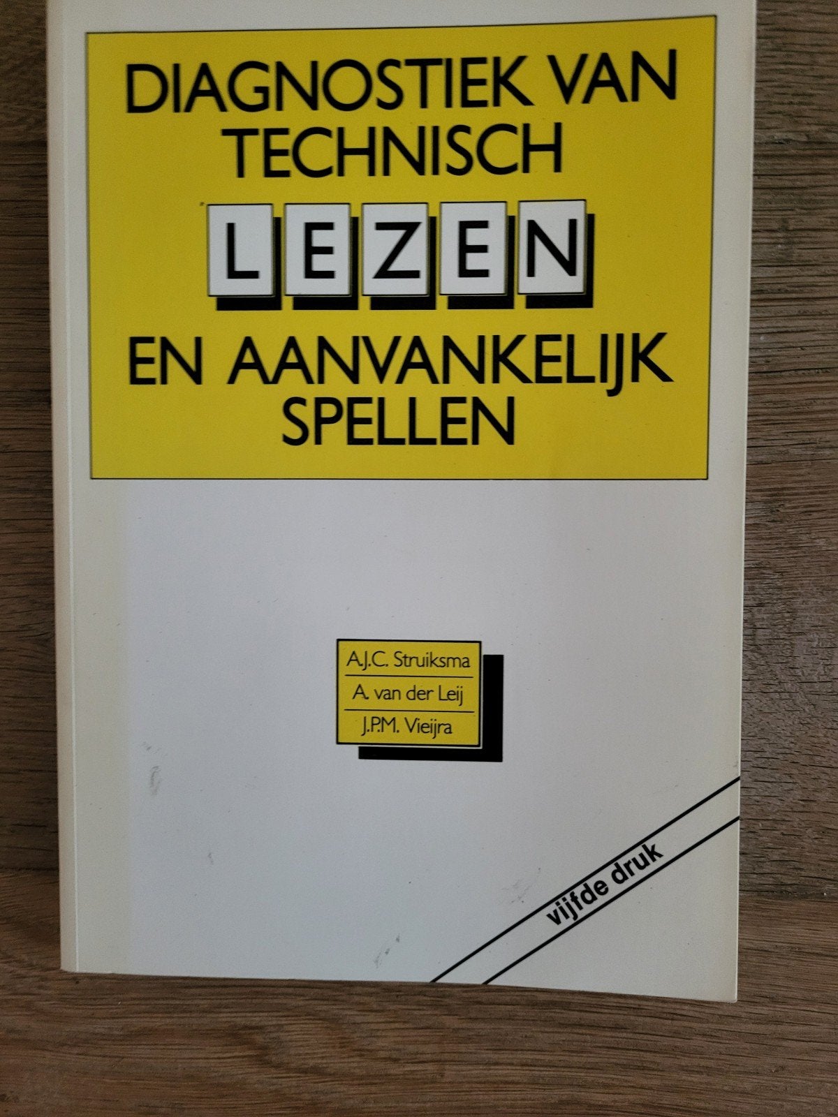 Boek te koop: " Diagnostiek van Technisch lezen", Ophalen, Beta, Gelezen, HBO