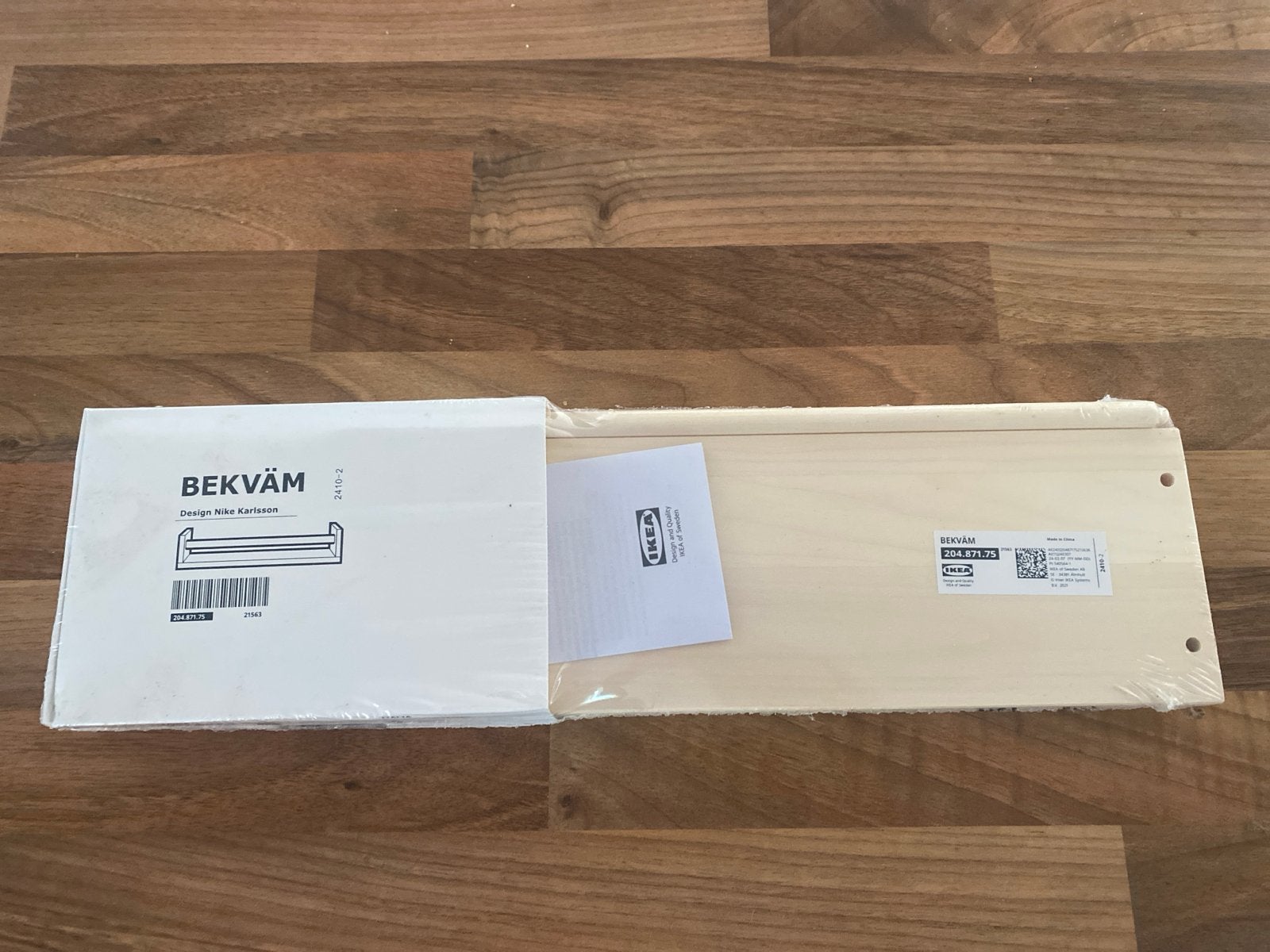 IKEA Bekväm kruidenrek - Nieuw in verpakking, Ophalen, Hout, Beige, Nieuw