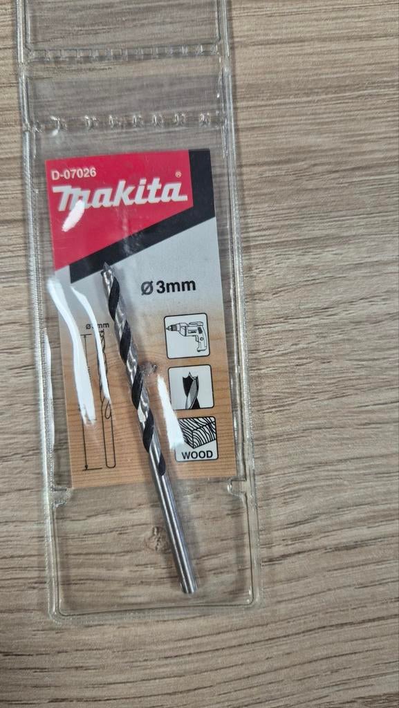 Makita houtboor 3mm, Ophalen of Verzenden