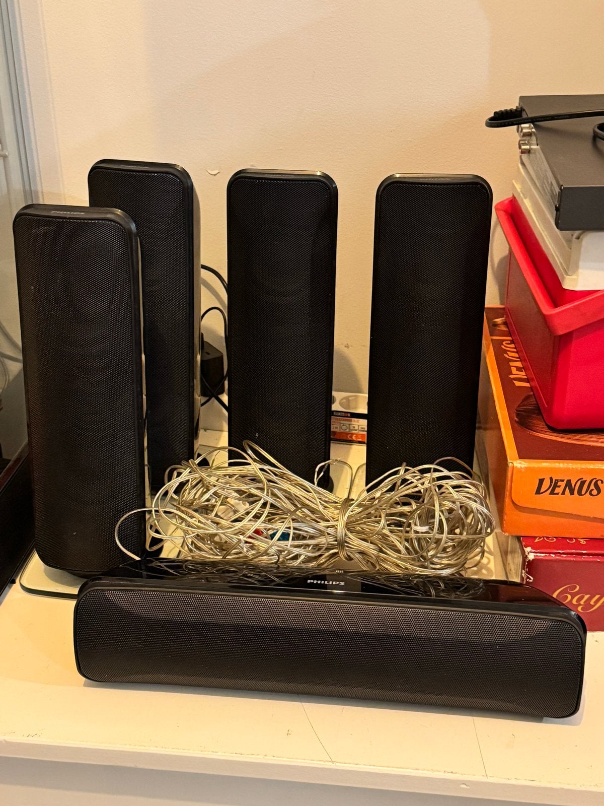 Philips HTS7500 Home Cinema Systeem - 5.1 speakers, Philips, Gebruikt, Ophalen of Verzenden, 5.1-systeem