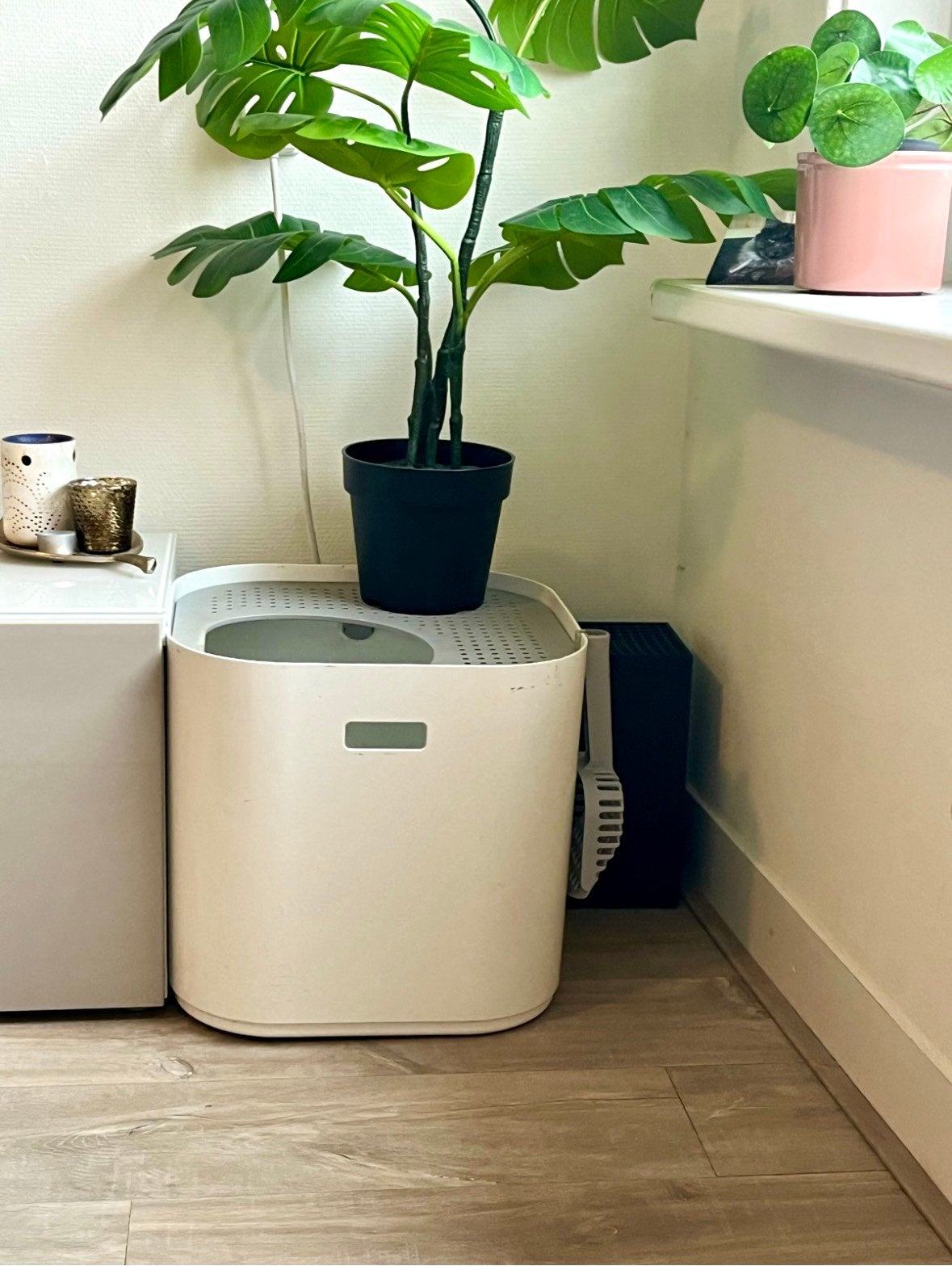 Modkat design kattenbak – boveninstap – als nieuw, Ophalen of Verzenden, Zo goed als nieuw