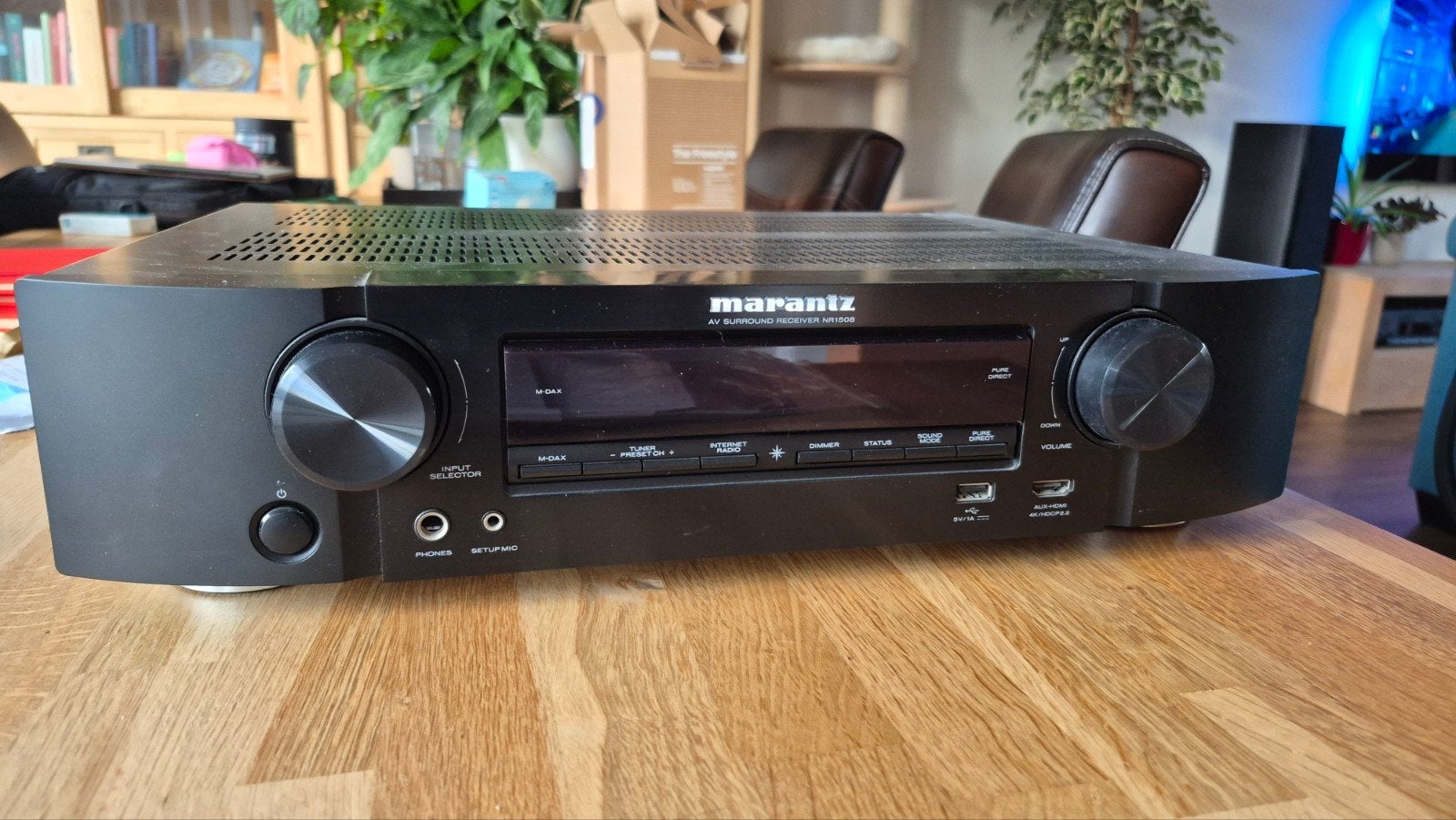 Marantz NR1508 Zwart, Gebruikt, 60 tot 120 watt, Ophalen, Marantz