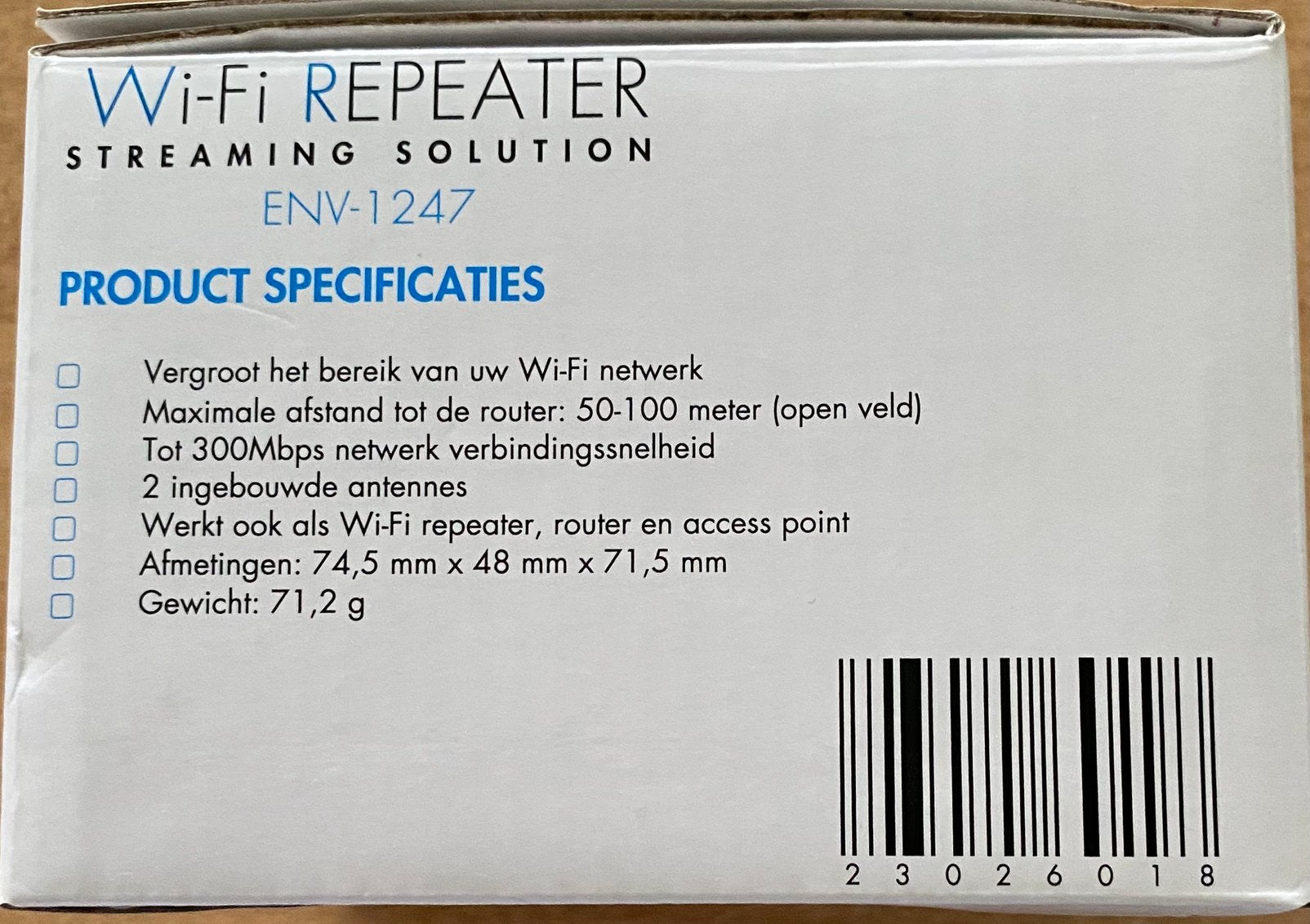WIFI-repeater, Computers en Software, Besturingssoftware, Ophalen, Nieuw