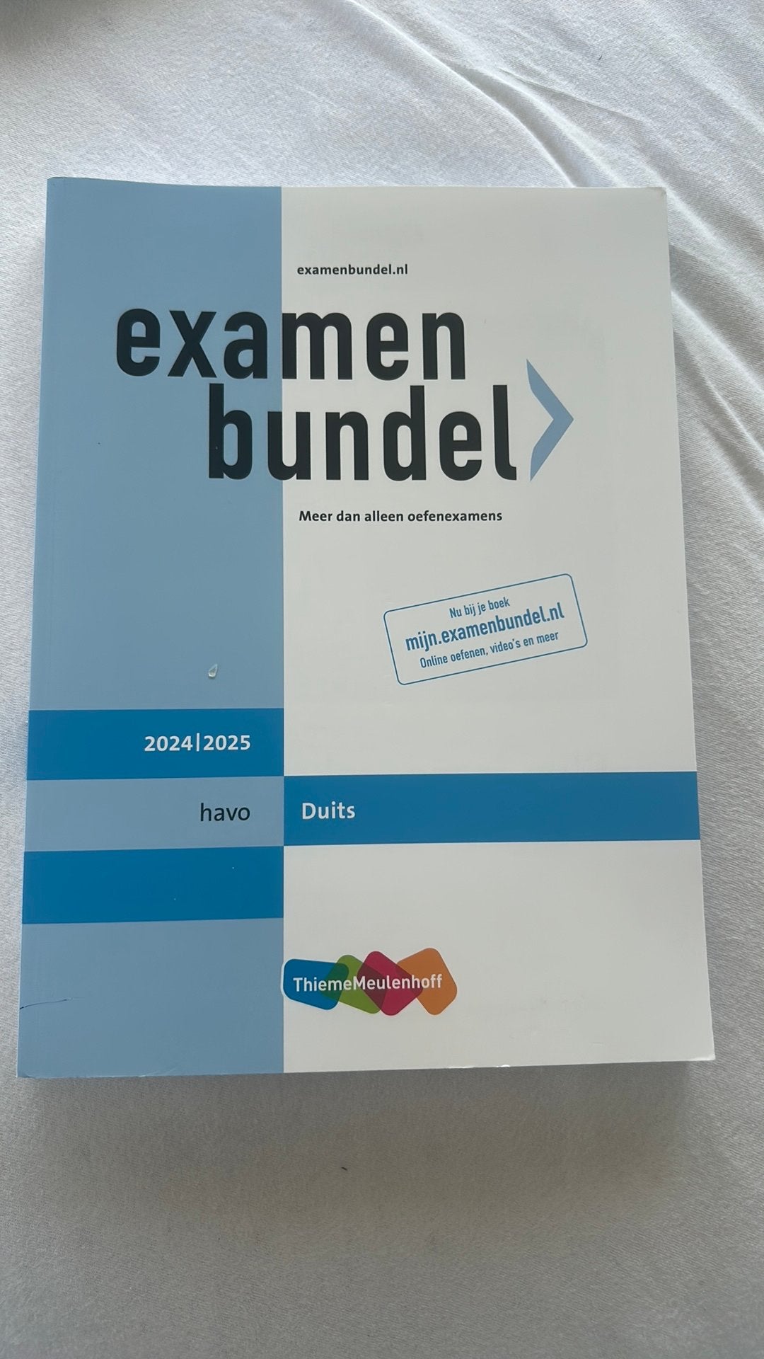 Examenbundel Duits havo 24/25, Boeken, Ophalen of Verzenden, Zo goed als nieuw, HAVO, Duits