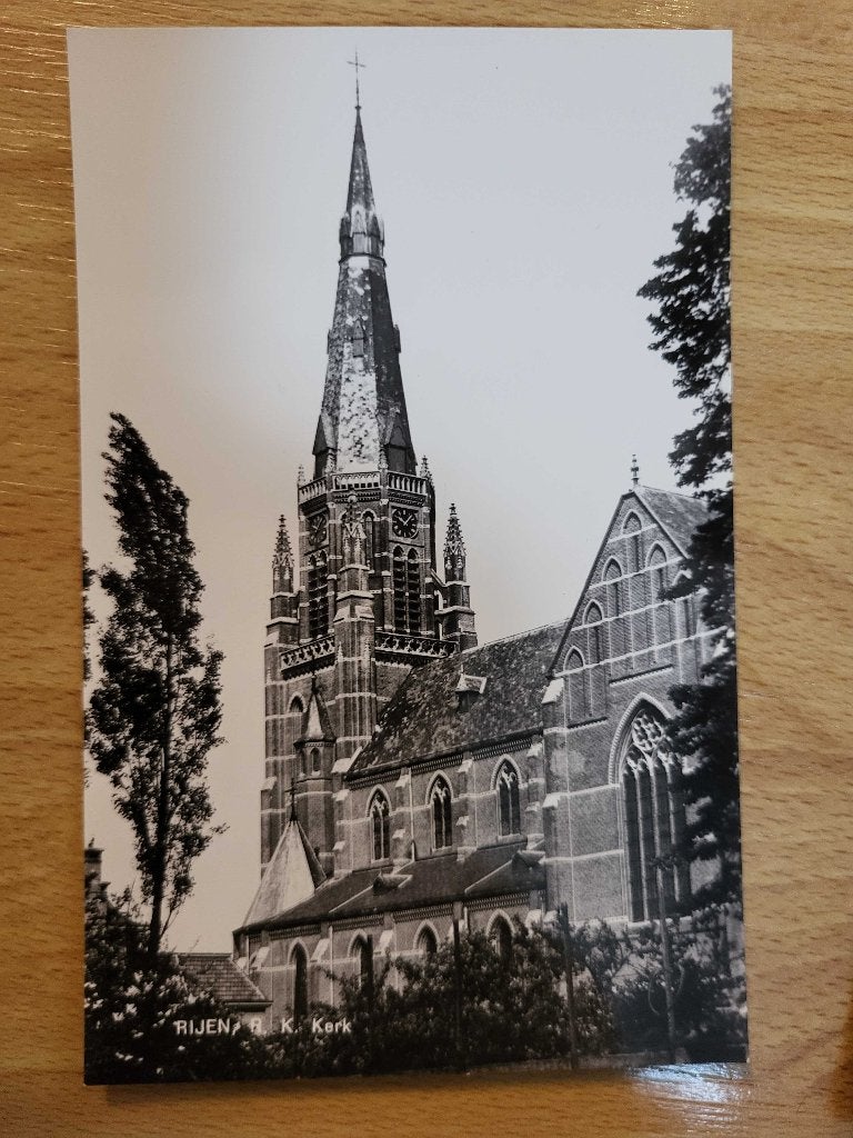 ansicht RIJEN kerk, Ophalen of Verzenden, Voor 1920, Noord-Brabant