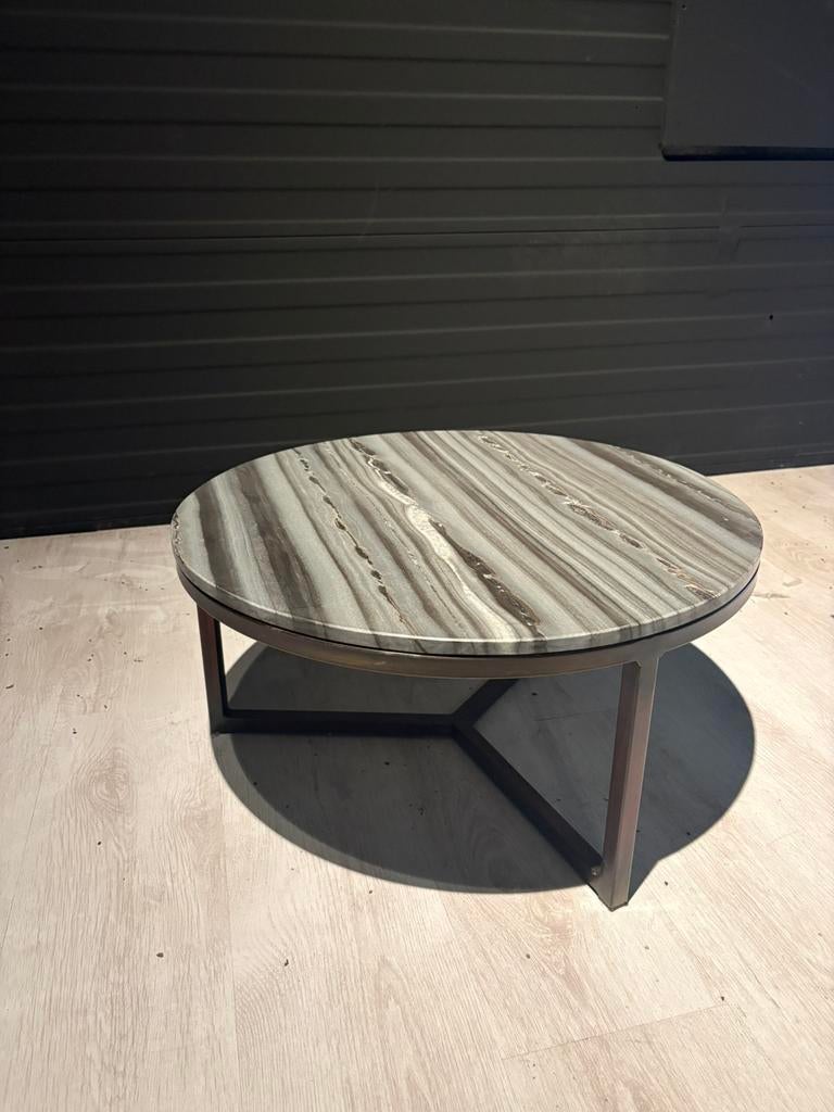 Salontafel met marmer blad - showroom model