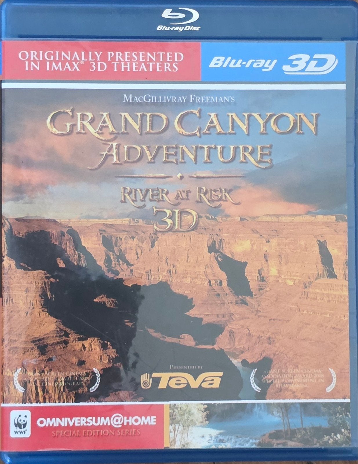 Grand Canyon Adventure: River at Risk 3D Blu-ray, Ophalen of Verzenden, Zo goed als nieuw, Engels, Blu-ray