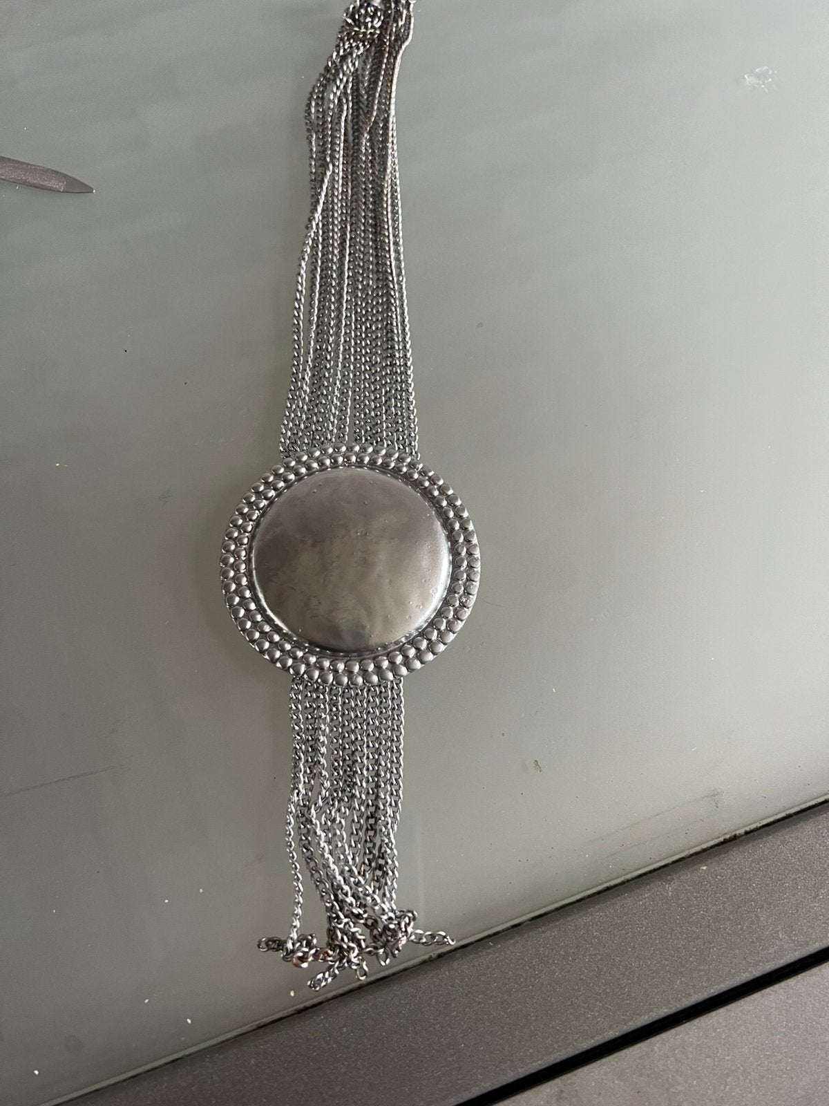 Ketting, Sieraden, Tassen en Uiterlijk, Kettingen, Ophalen of Verzenden, Zo goed als nieuw, Overige materialen