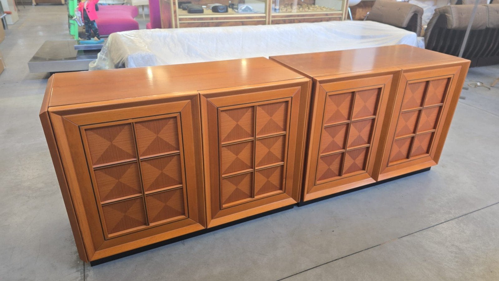 Italiaans modulair dressoir, Ophalen, Met deur(en), Vintage, Jaren '50/'60, Italiaans design, Zo goed als nieuw