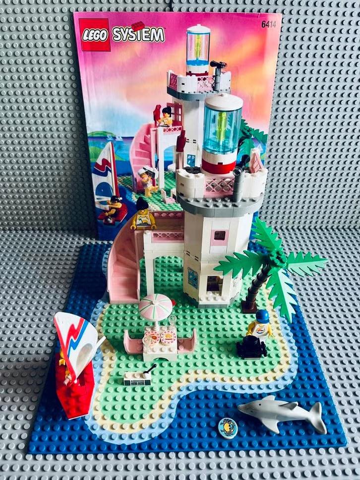 LEGO Paradisa 6414 Dolphin Point, Compleet, Gebruikt, Overige thema's, Lego