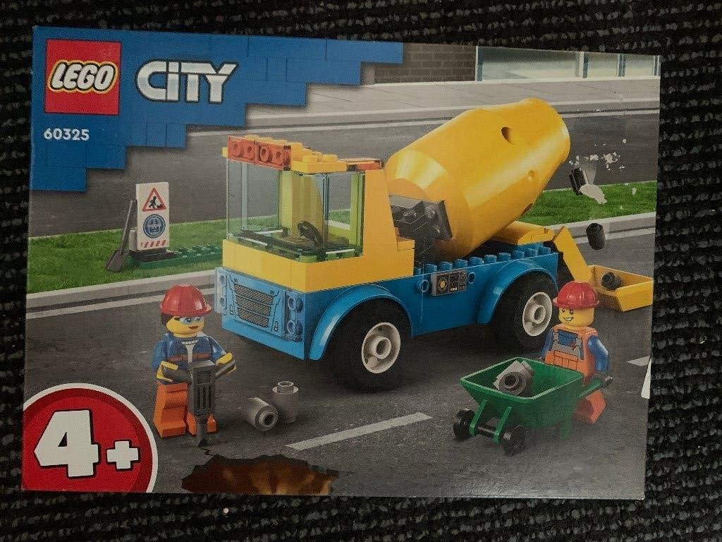 Lego Cementwagen 60325, Ophalen of Verzenden, Nieuw