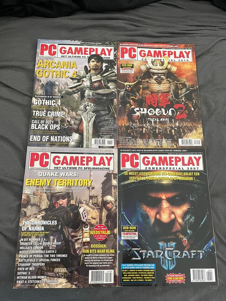 Retro PC Gameplay magazines 2000–2004 – Warcraft, etc, Verzamelen, Ophalen of Verzenden, 1980 tot heden, Tijdschrift