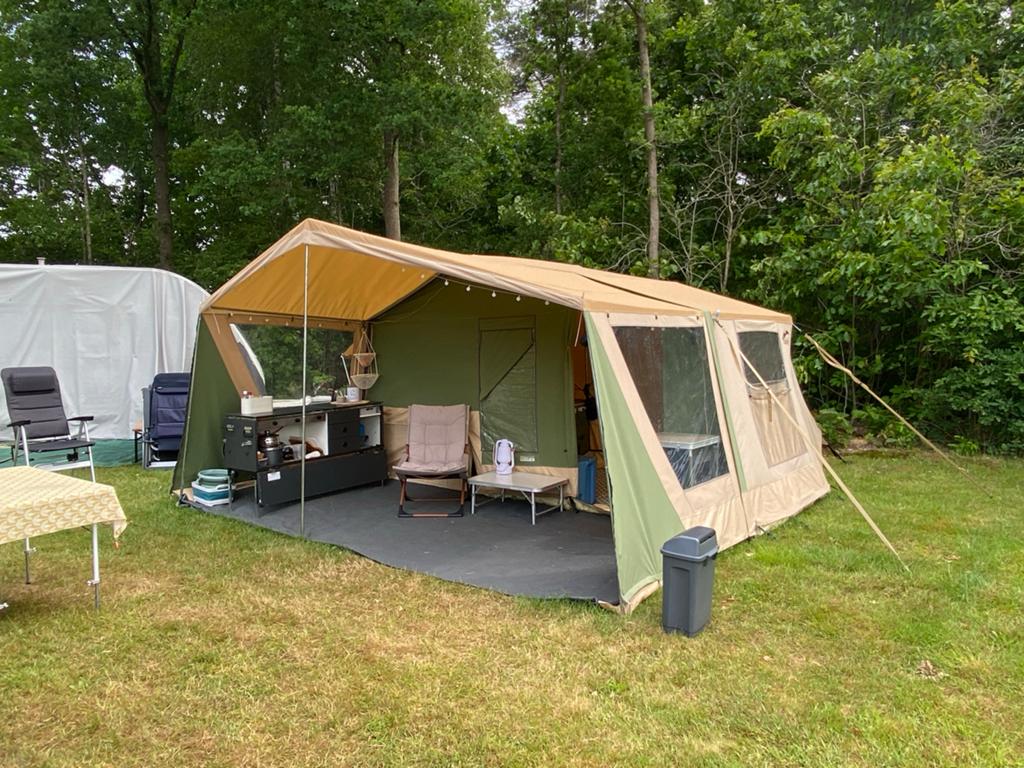 Vouwagen Cabanon malawi 1.0, Caravans en Kamperen, Ophalen, Cabanon, Aanwezig, Tot en met 4