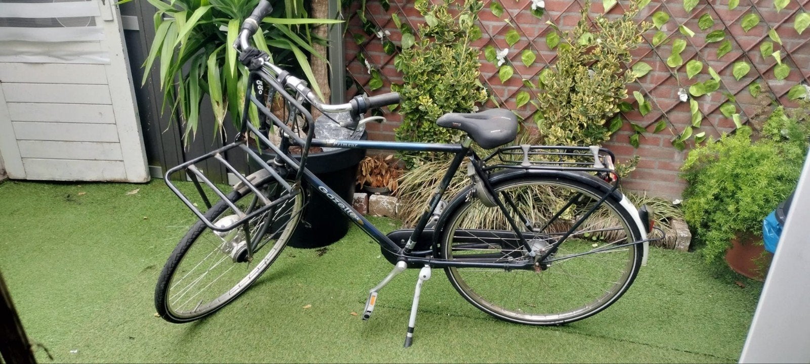 Gazelle Primeur Transportfiets / Stationsfiets - Rijdt goed!, Fietsen en Brommers, Ophalen, Gebruikt, Velgrem, Versnellingen