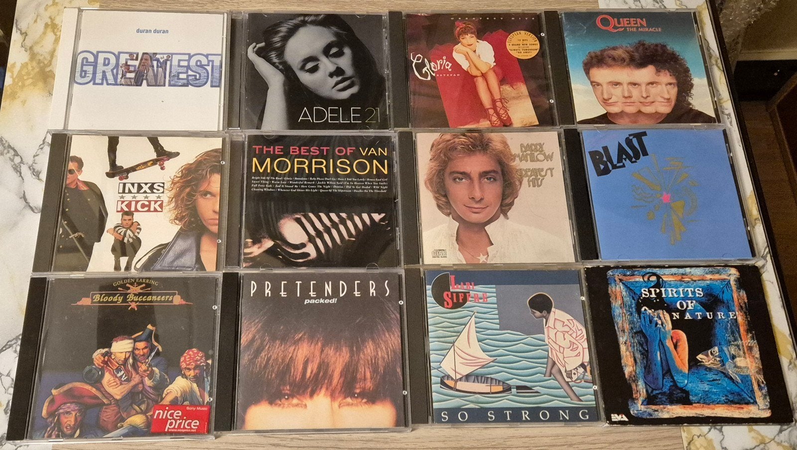Collectie 12 top CD's, in één koop € 17,--. Per stuk € 1,95, Ophalen of Verzenden, Gebruikt, Pop