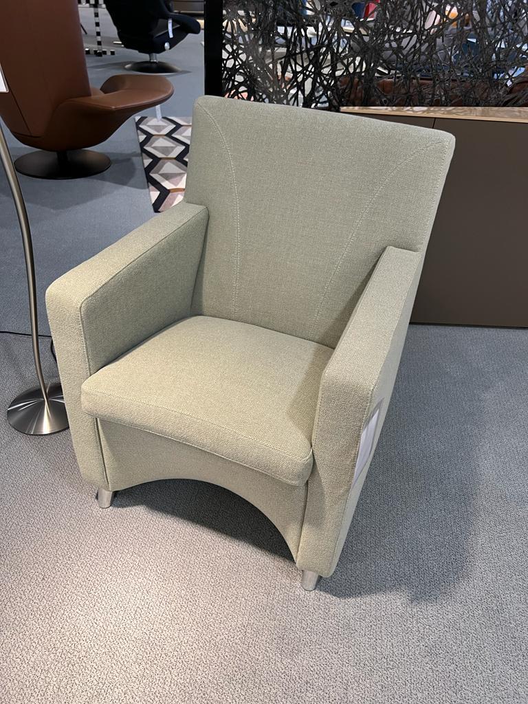 Nieuw Leolux Dolcinea Fauteuil Stof Prairie Design stoel, Huis en Inrichting, Leolux, Nieuw, 75 tot 100 cm, Ophalen of Verzenden