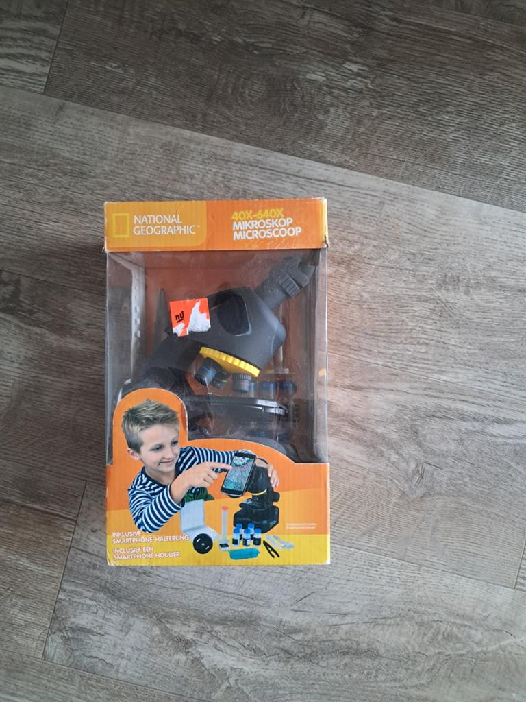 National Geographic Microscoop voor kinderen - Nieuw in doos, Audio, Tv en Foto, Optische apparatuur | Microscopen, Ophalen of Verzenden