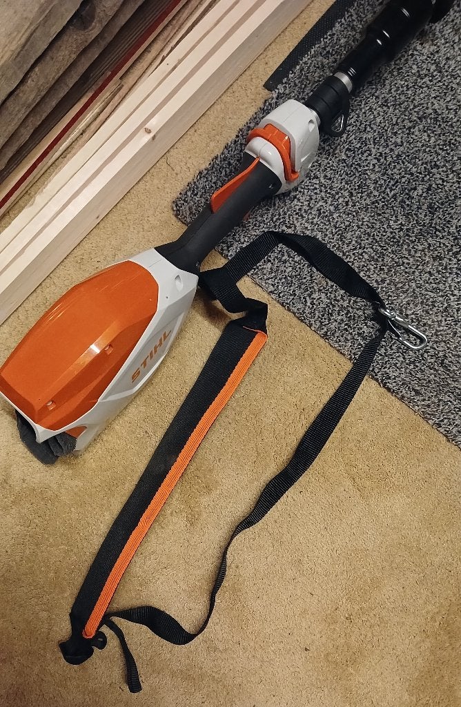 Telescopische heggenschaar van Stihl, ZGAN, Tuin en Terras, Heggenscharen, Ophalen, Zo goed als nieuw, Accu, STIHL