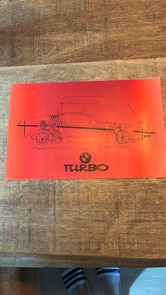 Zeldzame Duitstalige brochure BMW Turbo Concept Car, Ophalen of Verzenden, Gelezen, BMW
