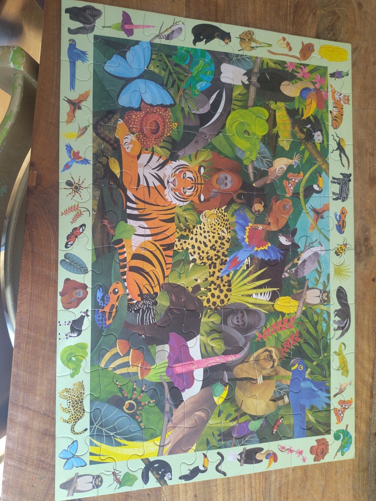 natuur zoek puzzel, Ophalen of Verzenden, Meer dan 50 stukjes, Zo goed als nieuw, 4 tot 6 jaar