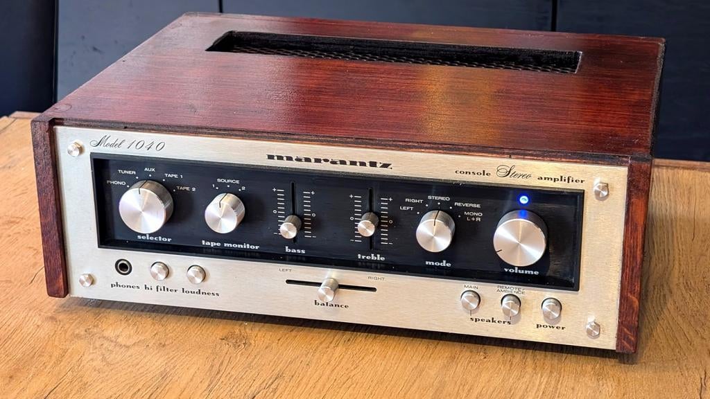 MARANTZ MODEL 1040 • GARANTIE • GEREVISEERD • WOODCASE, Audio, Tv en Foto, Versterkers en Receivers, Marantz, Rick's Audio 
De Kempen 18 
6021PZ Budel 
+31 (0)495 785698
info@ricks-audio.com