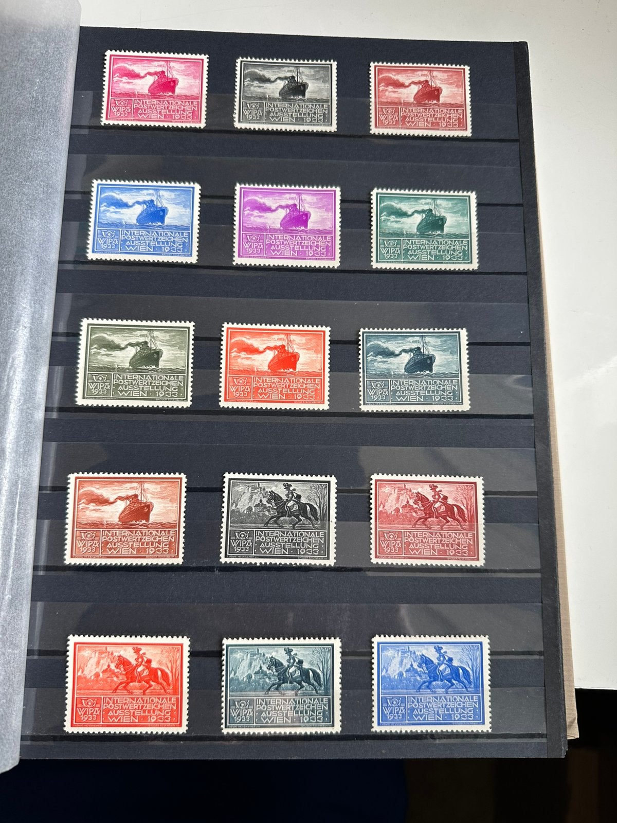 WIPA zegels 1933, Verzenden, Buitenland