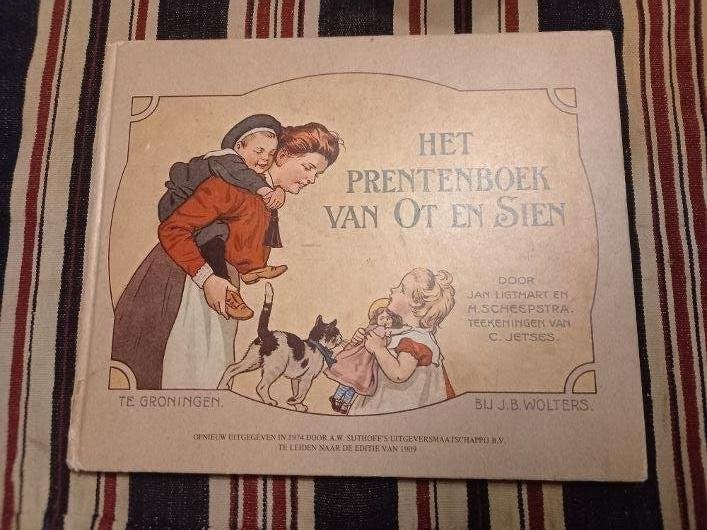 het prentenboek van ot en sien: Jan Ligthart 1974, Ophalen of Verzenden, Gelezen, Prentenboek