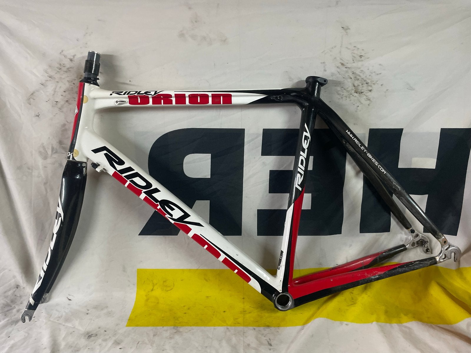 Ridley Orion racefiets 55.5 ct frame met voorvork - Maat L, Frame, Gebruikt, Verzenden, Racefiets
