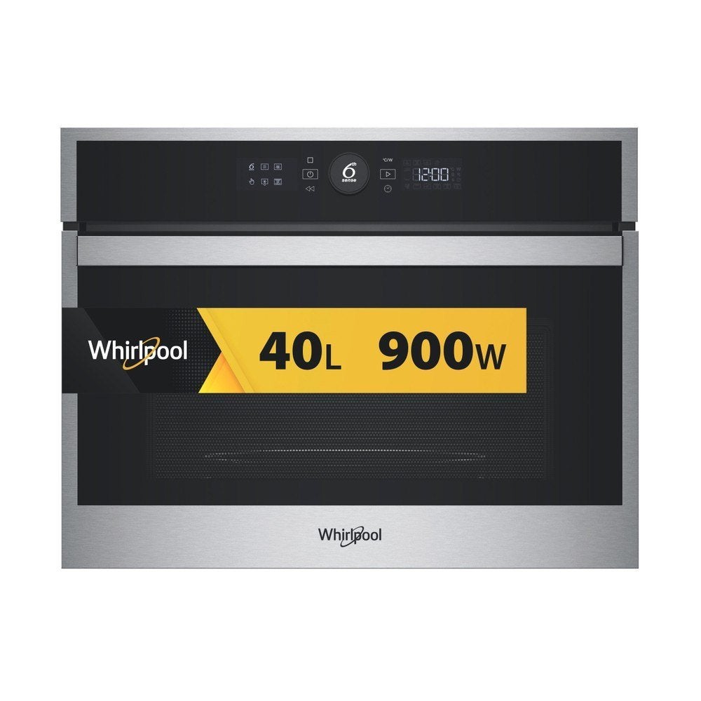 Whirlpool inbouw combi-magnetronoven (1 jaar oud ), Ophalen, 45 tot 50 cm, Whirlpool, Gebruikt