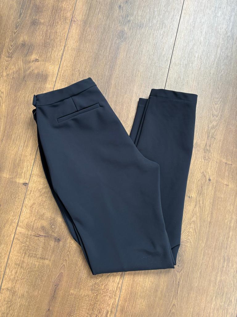 Japan TKY blauwe travelstof broek maat L, Blauw, Maat 42/44 (L), Ophalen of Verzenden, Zo goed als nieuw