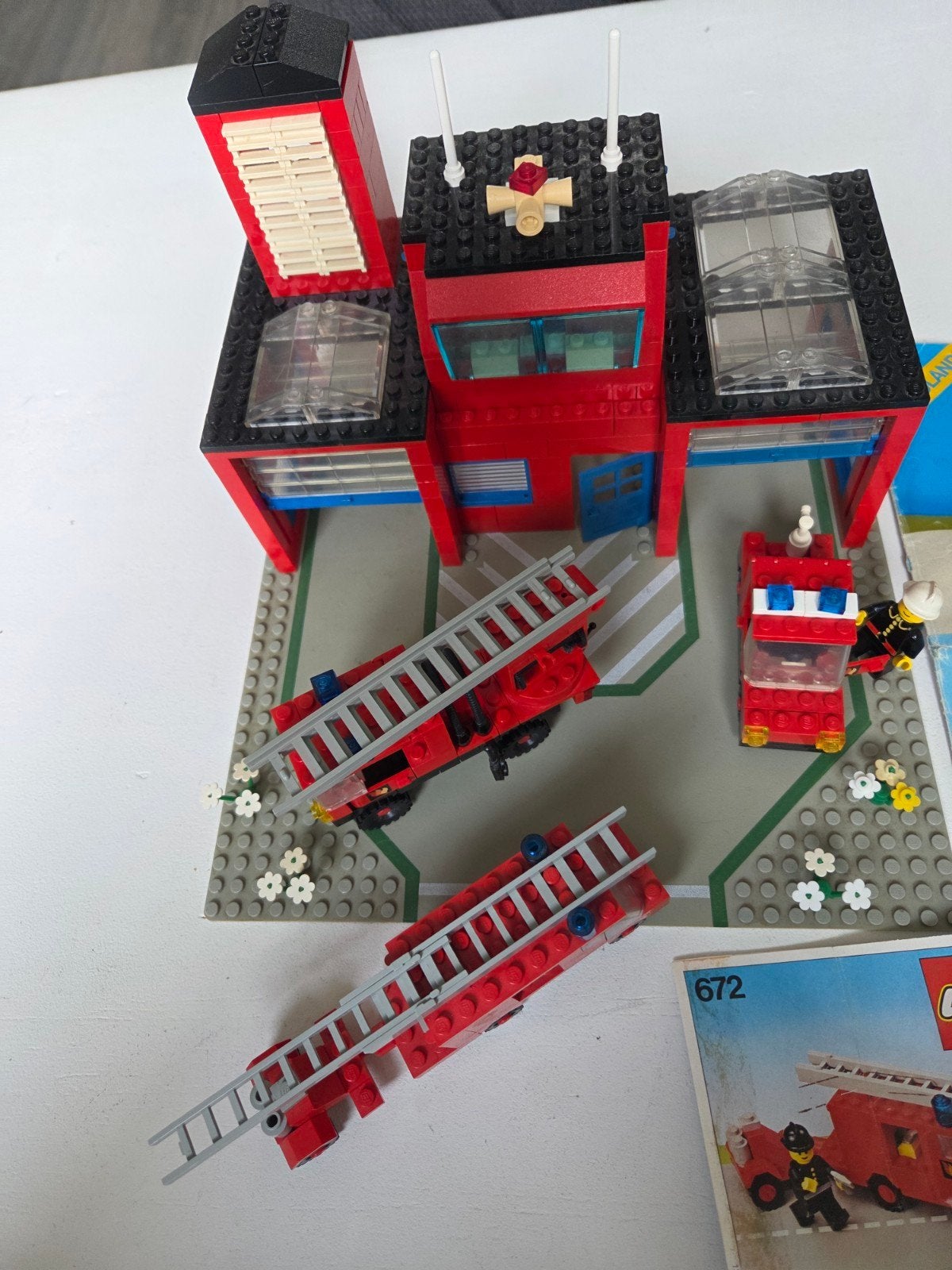 LEGO Brandweerkazerne 6385 vintage compleet, Ophalen of Verzenden, Gebruikt, Overige merken