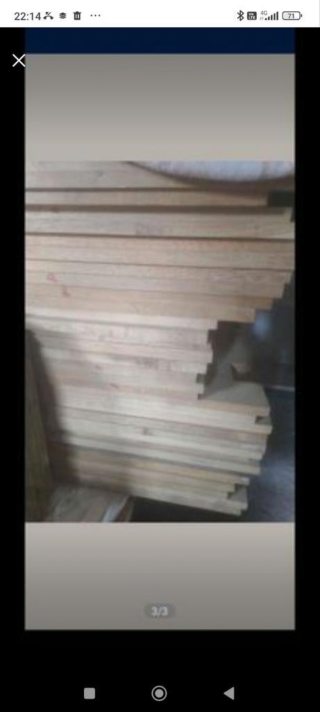 Eiken panelen 18mm - Diverse maten beschikbaar, Doe-het-zelf en Verbouw, Hout en Planken, Ophalen
