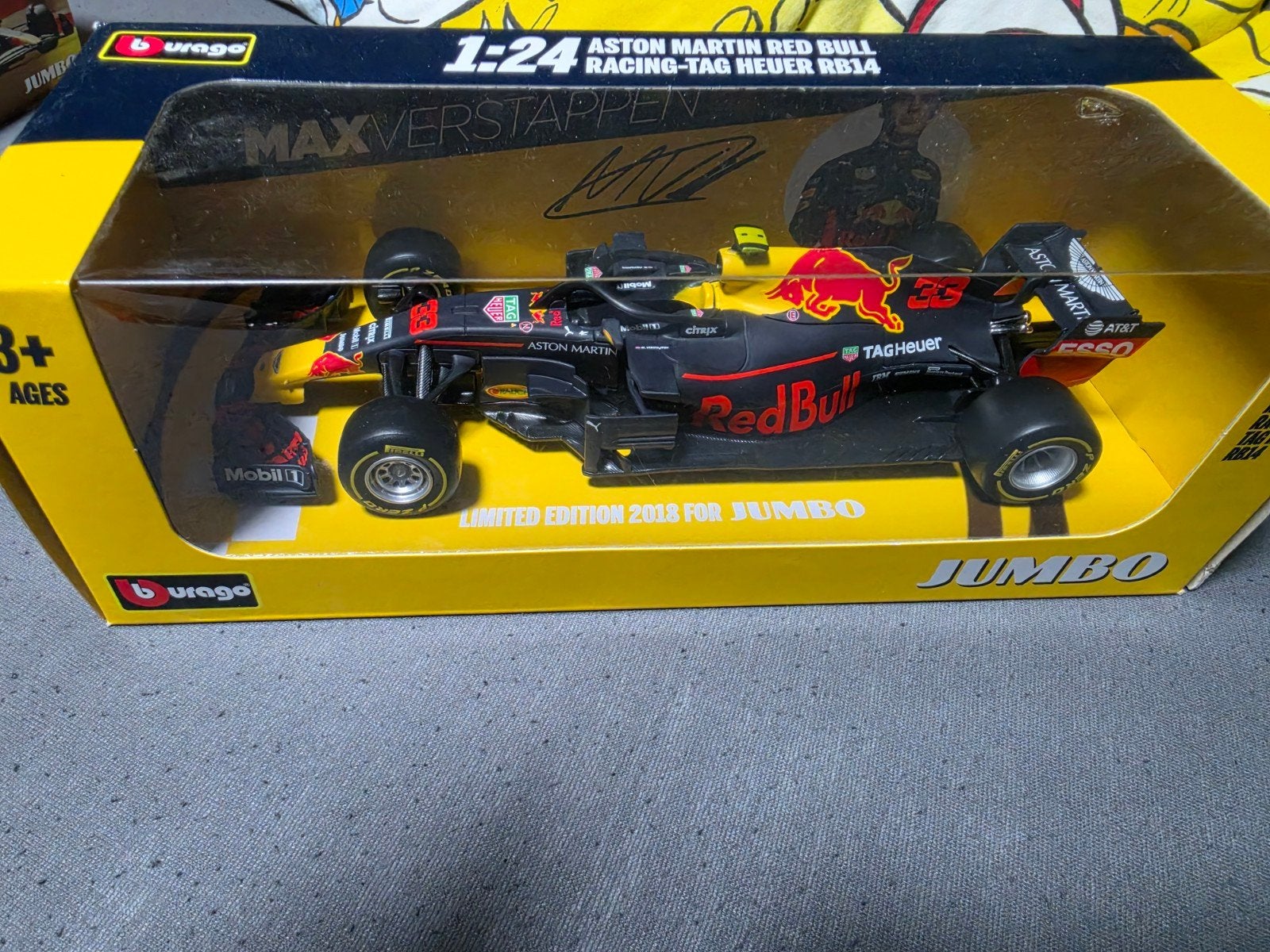Bburago 1:24 Max Verstappen Red Bull RB14 Limited Edition, Ophalen of Verzenden, Nieuw, Auto, Overige merken