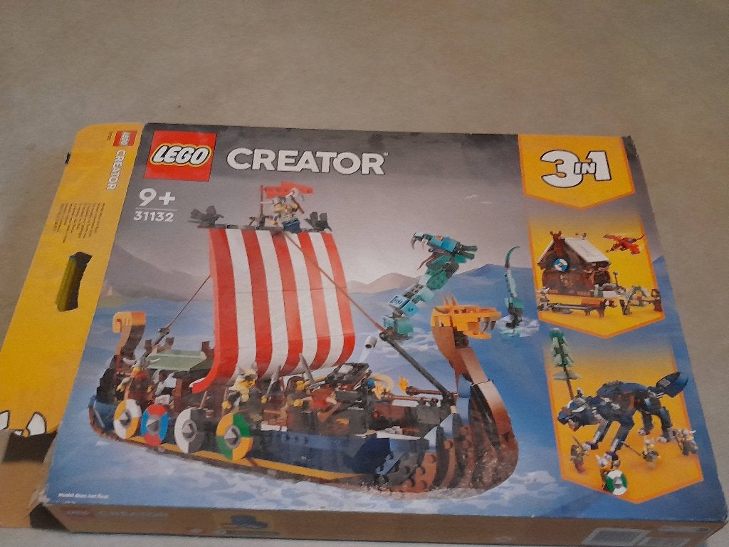 Lego vikingschip 31132 creator, Ophalen, Gebruikt, Lego, Inclusief doos