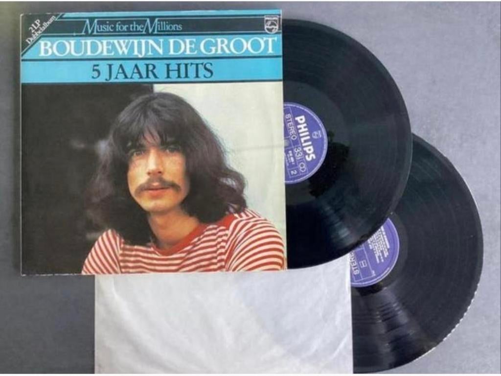 Boudewijn de Groot - 5 Jaar Hits 2LP, Cd's en Dvd's, Vinyl | Nederlandstalig, Ophalen of Verzenden, 12 inch