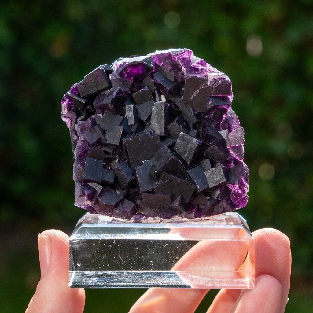 Fluoriet uit Wölsendorf, Duitsland #2, Verzenden, Mineraal