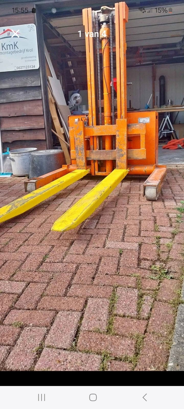 Hubo Stapelaar met lader - Elektrisch, Ophalen
