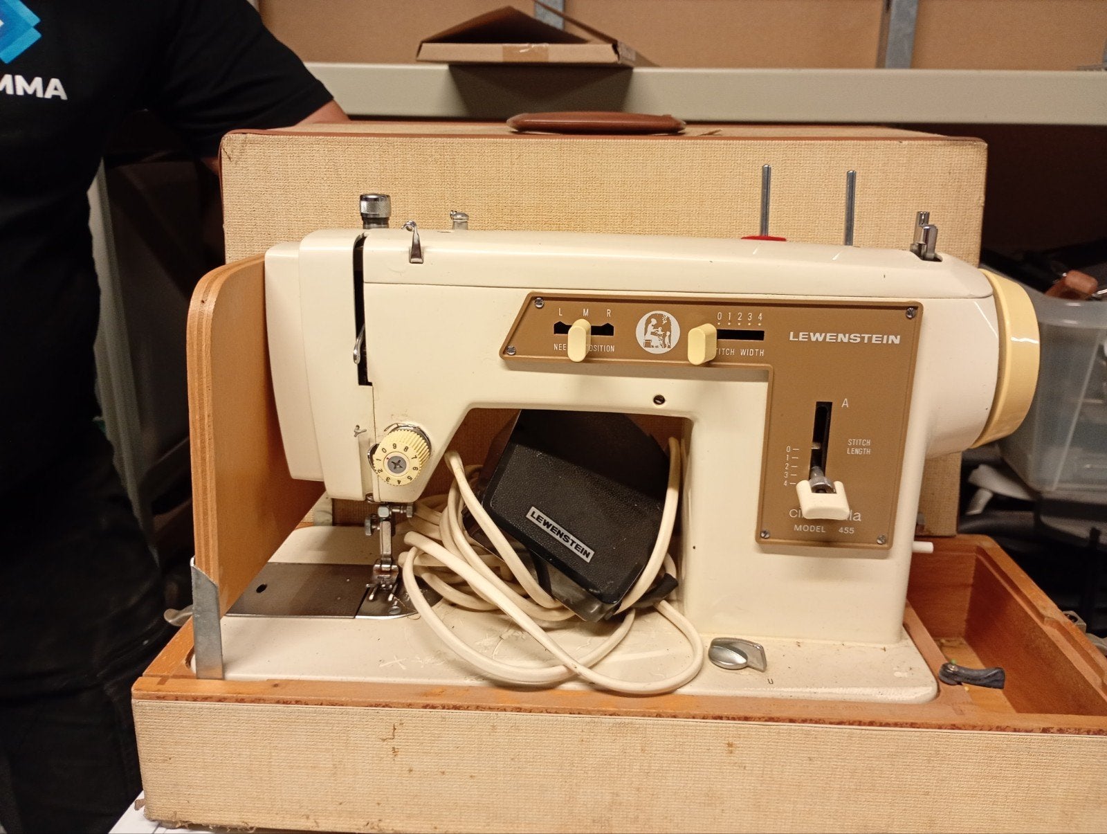 Lewenstein Naaimachine Model 433 - Vintage en Functioneel, Ophalen of Verzenden, Gebruikt, Naaimachine, Lewenstein