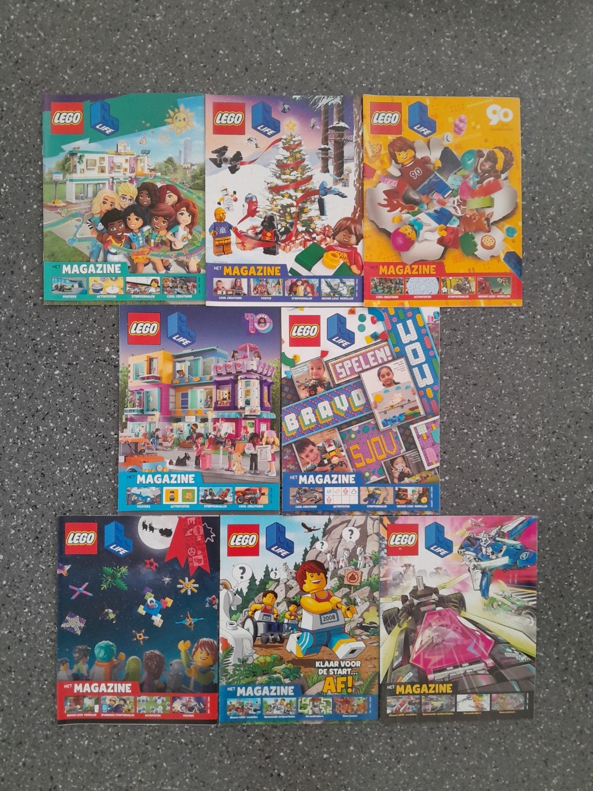 Lego Magazine ~ set van 8 ~ of meer of minder, Ophalen of Verzenden, Nieuw, Overige typen, Lego