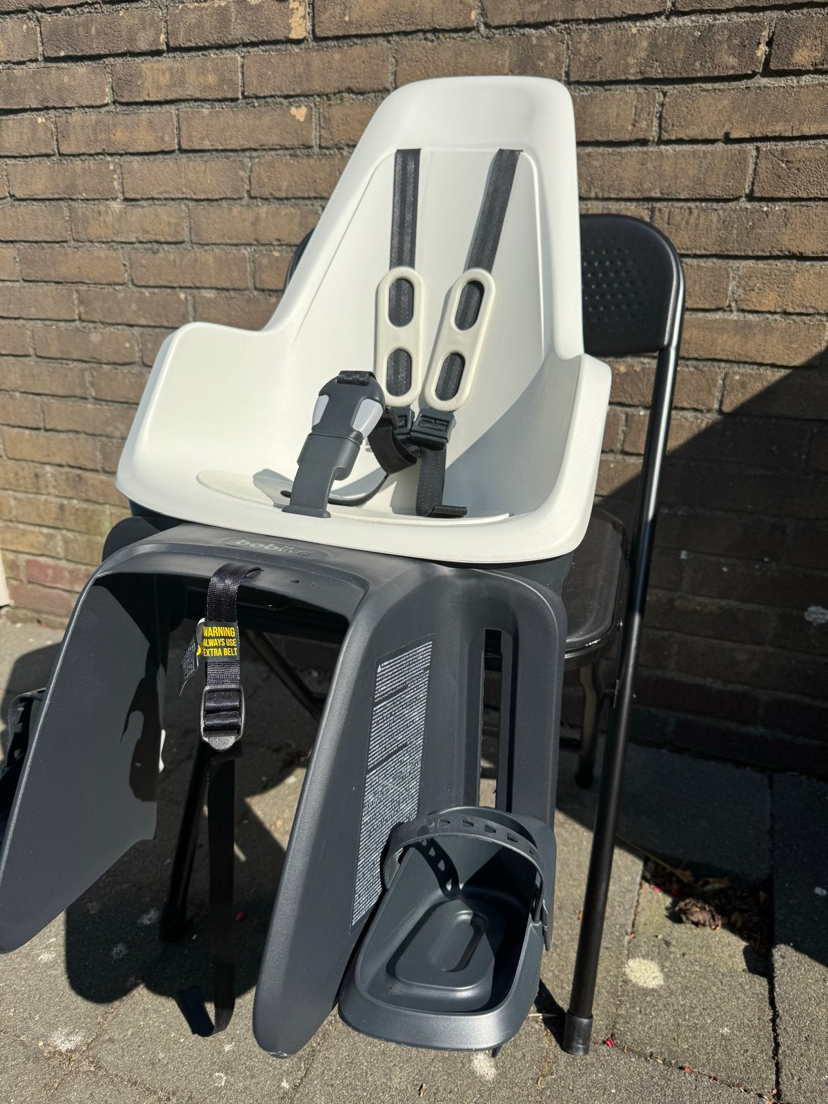 Bobike ONE Maxi E-BD Achterzitje - Zo goed als nieuw, Fietsen en Brommers, Fietsaccessoires | Fietsstoeltjes, Ophalen, Achterzitje