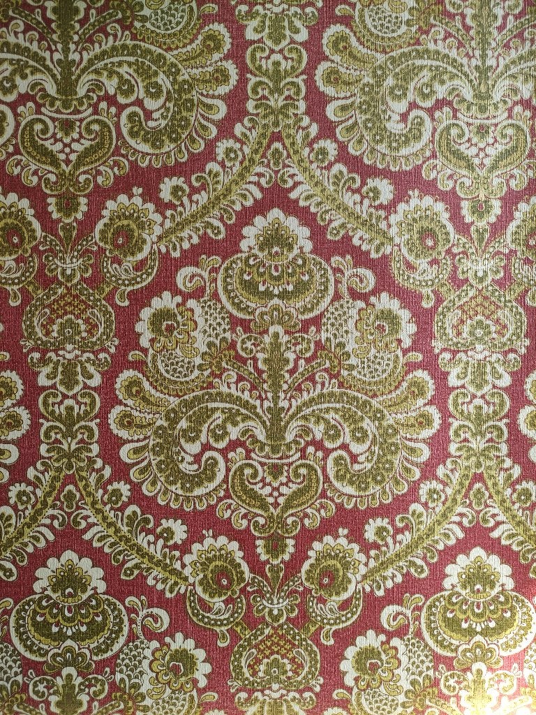 14 verschillende prachtige designs vintage barok behang, Ophalen of Verzenden, Papierbehang, 75 m² of meer, Geel