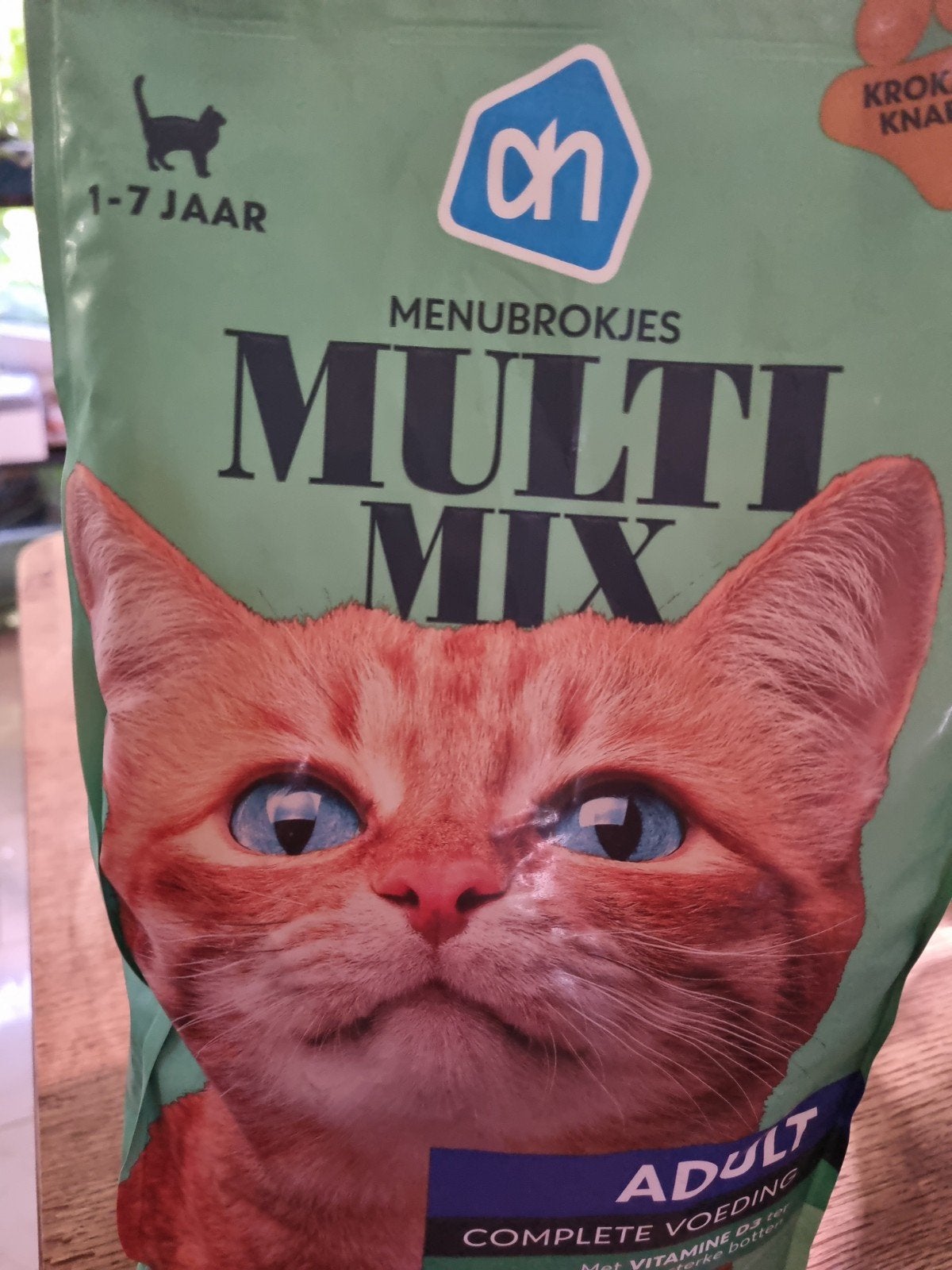 kattenbrokjes, Ophalen, Kat