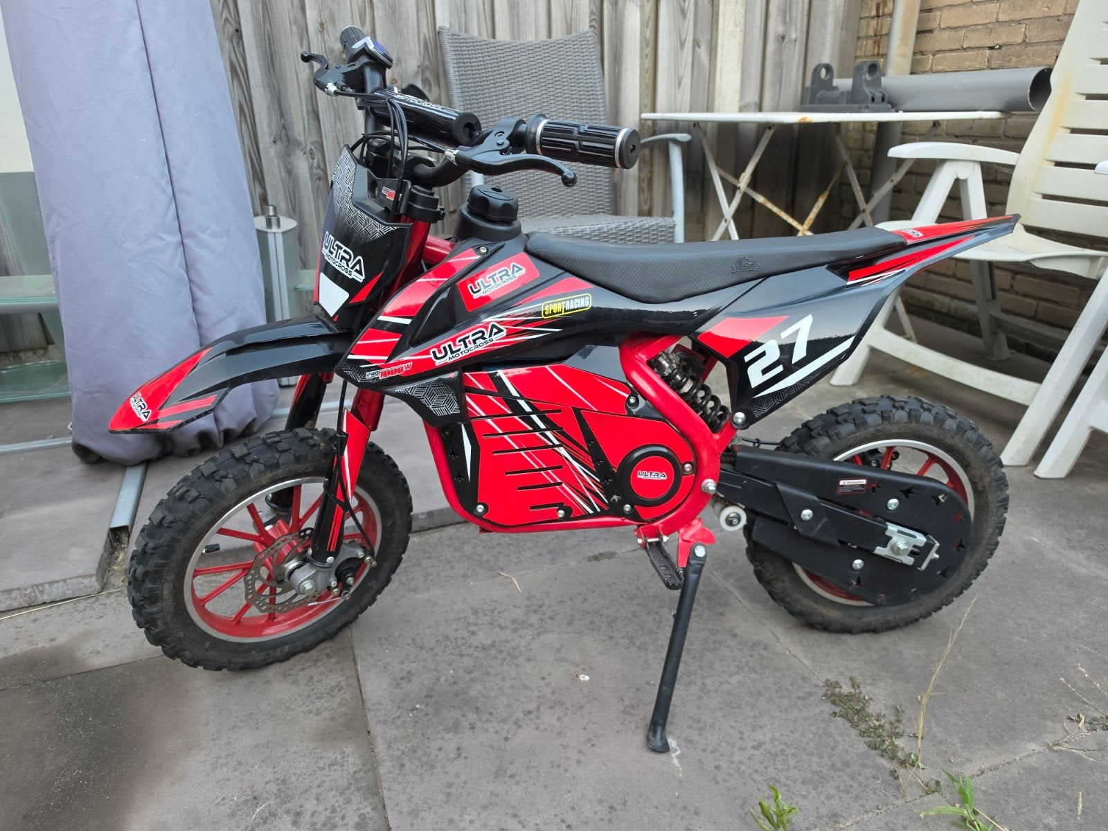 Ultra Motocross 1000W, Fietsen en Brommers, Minibikes, Midibikes en Pitbikes, Ophalen, Gebruikt, Dirtbike, Ultra Motocross