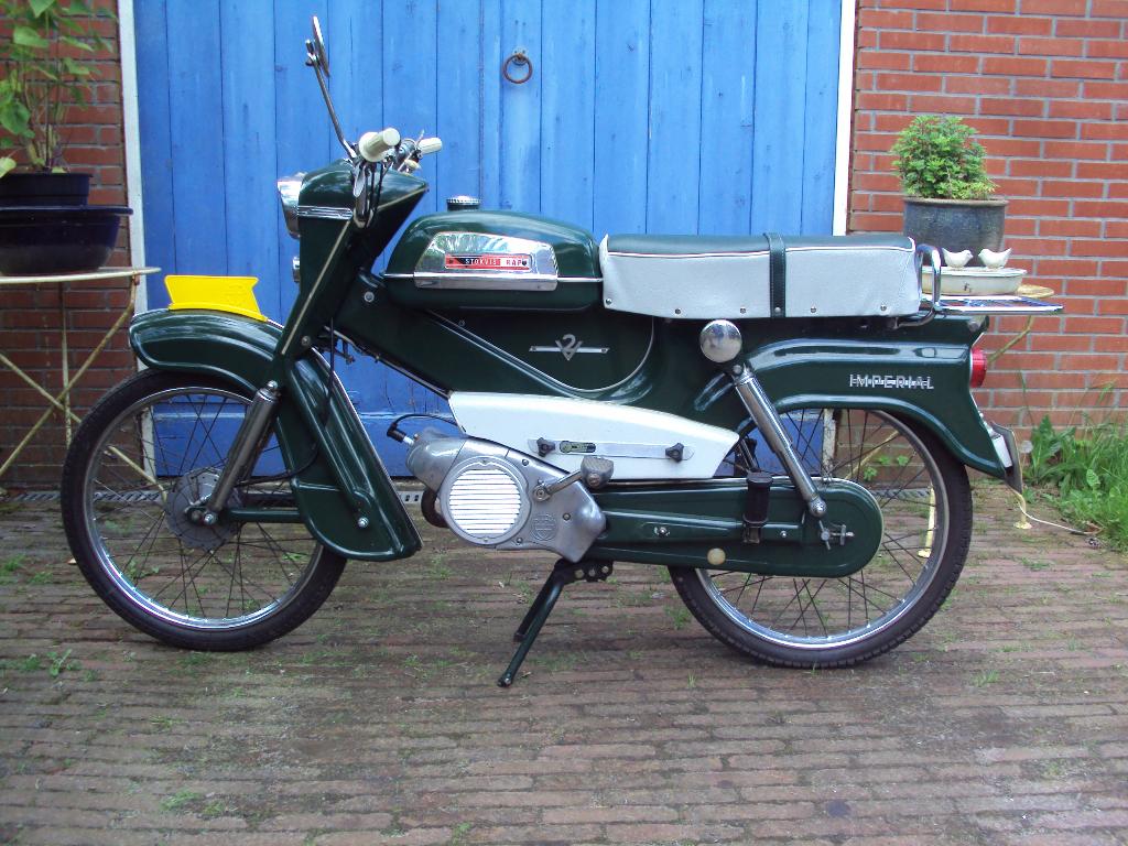 Rap brommer, Maximaal 45 km/u, 49 cc, 2 versnellingen, Ophalen
