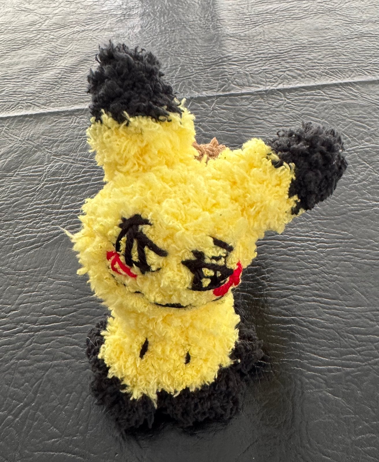 Heerlijk zachte pokemon knuffel gehaakt mimikyu, Ophalen of Verzenden, Zo goed als nieuw, Overige typen