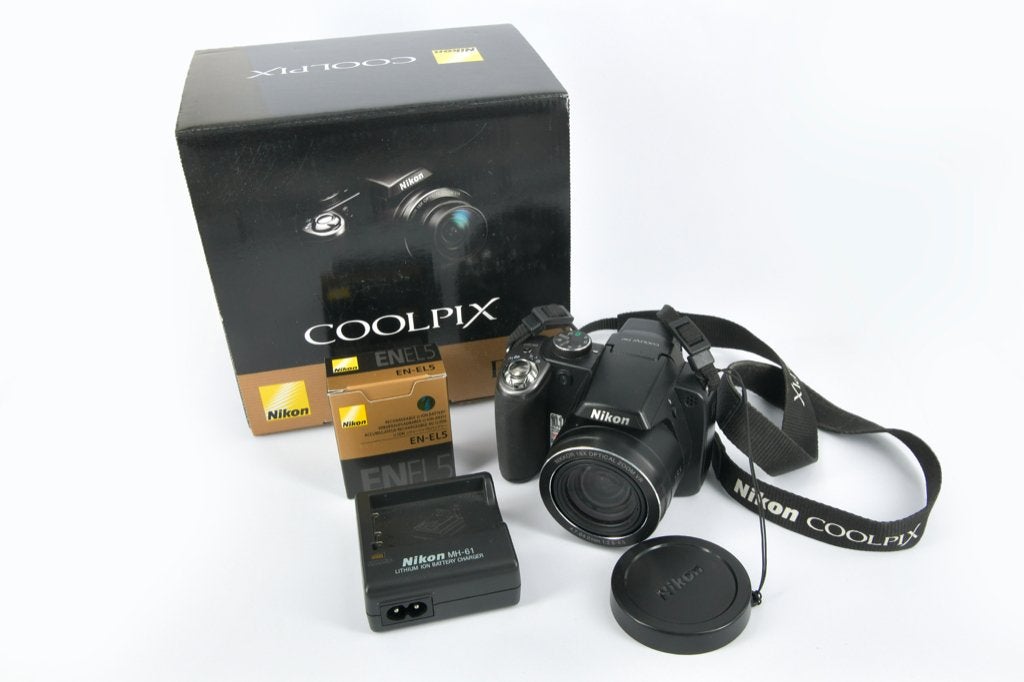 Nikon Coolpix P 80 digitale fotocamera in doos, Compact, 10 Megapixel, Ophalen of Verzenden, Zo goed als nieuw