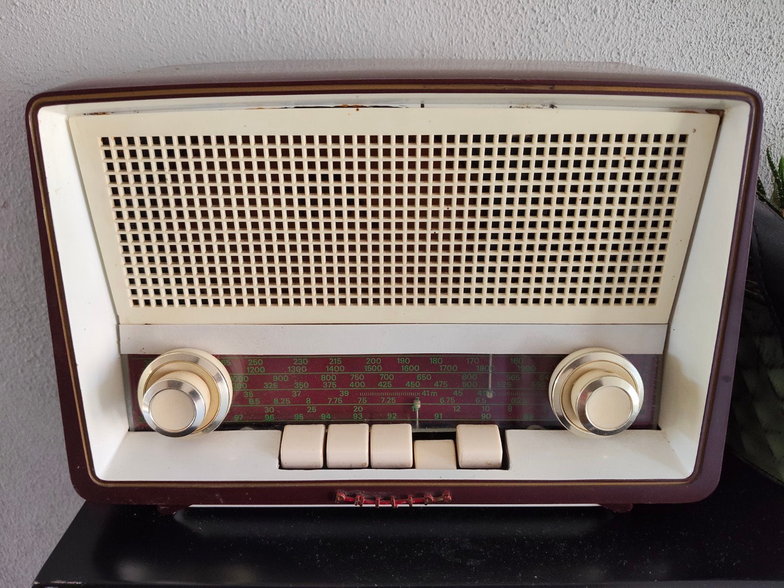 Vintage Philips radio (werkend), Ophalen of Verzenden