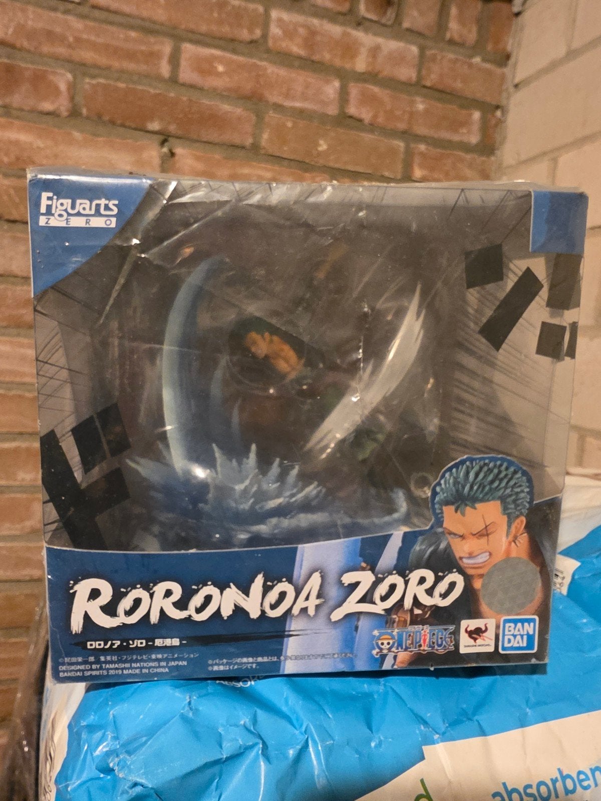 Figuarts ZERO Roronoa Zoro One Piece figuur met schade, Ophalen, Zo goed als nieuw