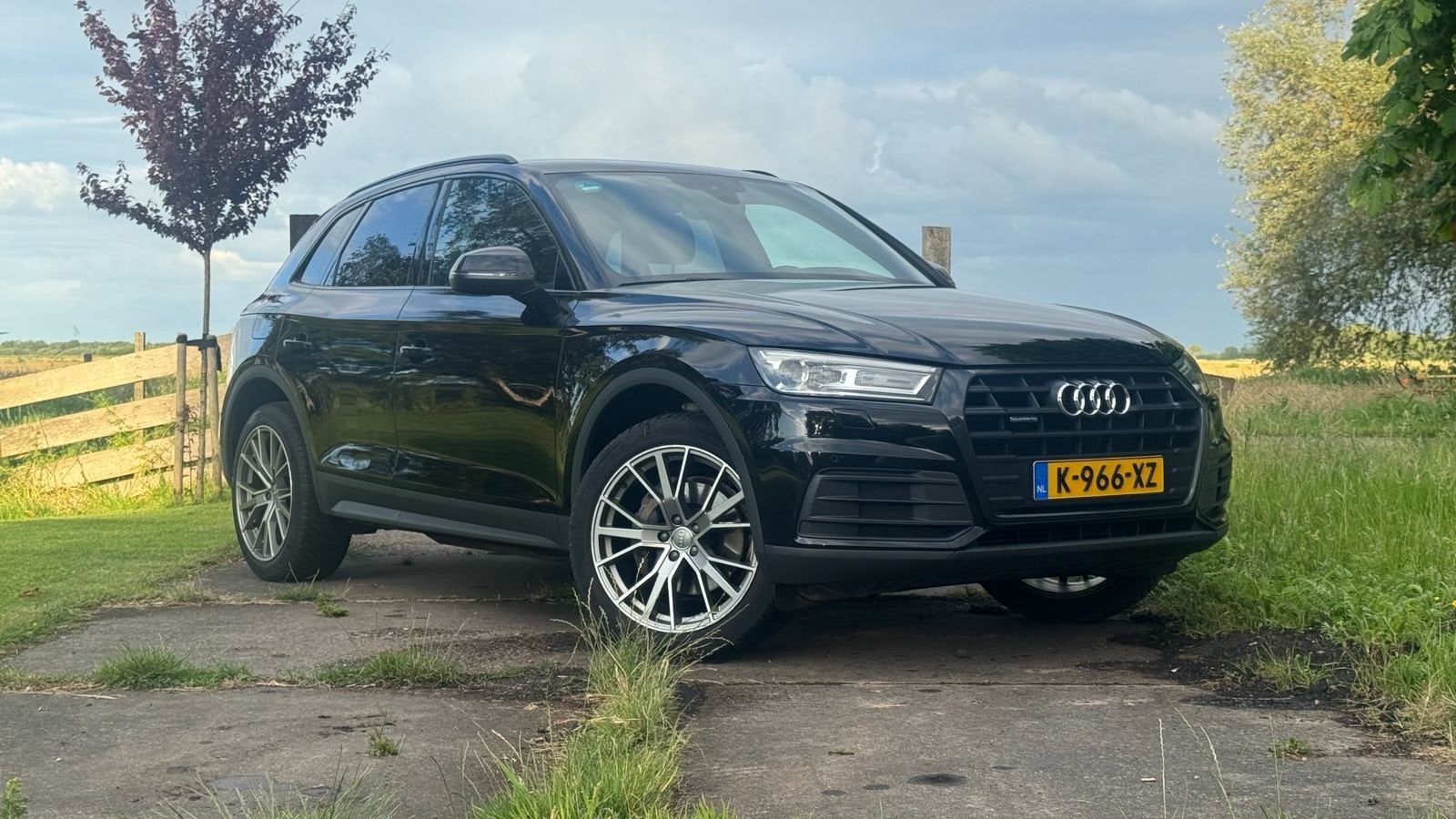 Audi Q5 2.0 Tfsi Quattro 252pk S Tronic 2018 Zwart, Auto's, 15 km/l, 4 cilinders, Zwart, Particulier