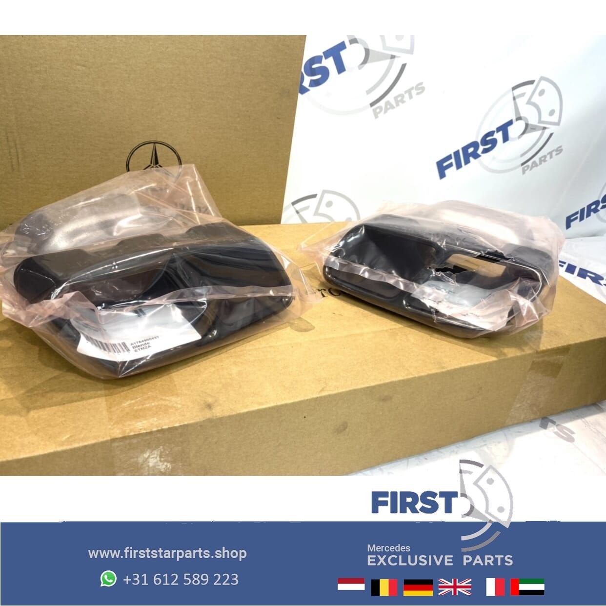 Mercedes A CLA GLA 45 AMG SIERSTUKKEN SET ZWART 2013-2019 SI, Gebruikt, -, Ophalen of Verzenden, -